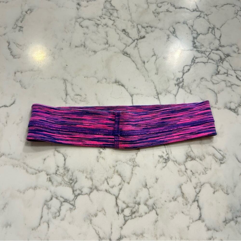 Ivivva Lululemon Pink Purple Space Dye Workout Active Headband Youth Kids